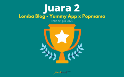 Juara 2 – Lomba Blog Yummy App – Juli 2020