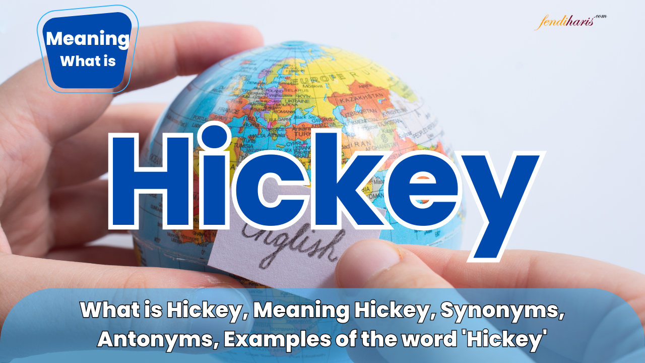 What is a Hickey? Meaning ‘Hickey’ (Synonyms, Antonyms, Examples)