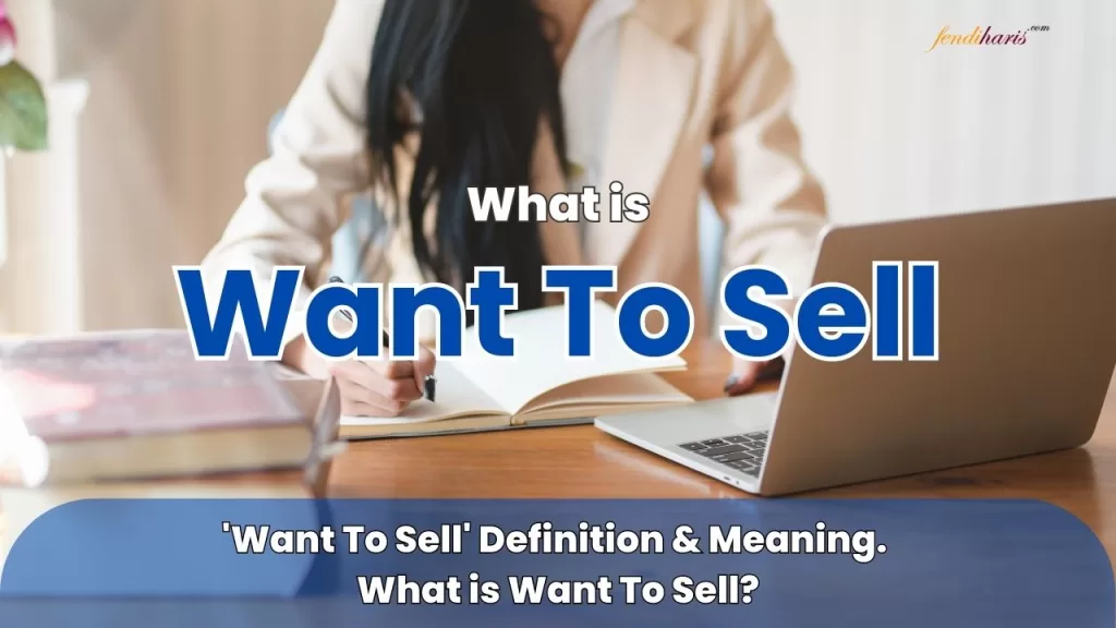 want to sell, want to sell meaning